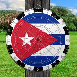 Cuba Dartboard & Cuban Flag / Spielbrett Dartscheibe