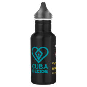 Cuba Decide Wasserflasche (Links)
