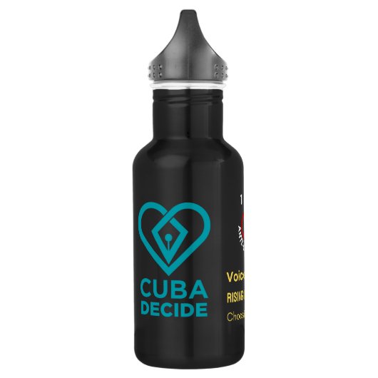 Cuba Decide Wasserflasche (Links)