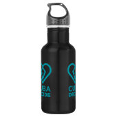 Cuba Decide Wasserflasche (Rückseite)