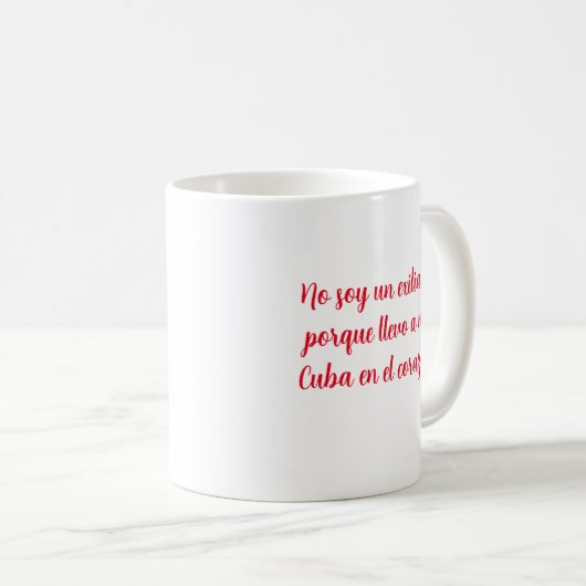 Cuba en mi corazon kaffeetasse (VorderseiteRechts)
