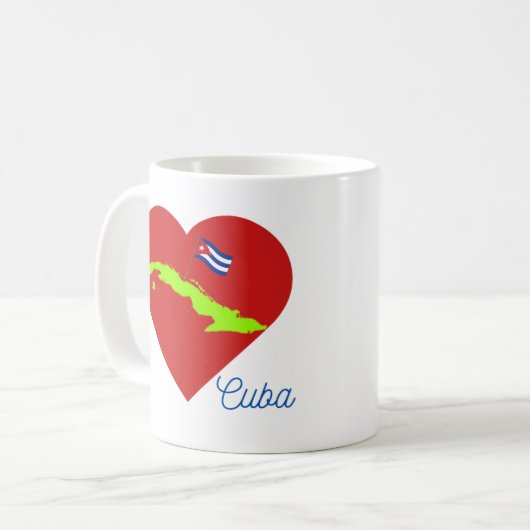 Cuba en mi corazon kaffeetasse (Vorderseite Links)