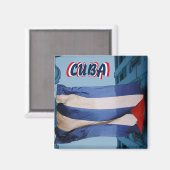 Cuba-Fahnen-Magnet Magnet (Vorderseite/Rückseite)