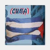 Cuba-Fahnen-Magnet Magnet (Vorne)