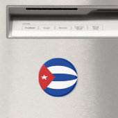 Cuba Fisheye Flag Magnet (In Situ (Geschirrspüler))