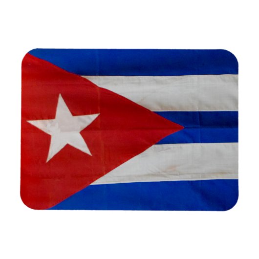 Cuba Flag Flexible Foto Magnet (Horizontal)