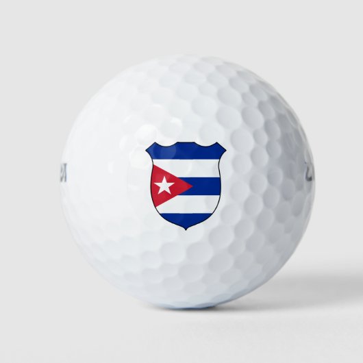 Cuba Flag Grand Patriotic Golfball (Vorderseite)