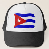 Cuba Flag Hat Truckerkappe (Vorderseite)
