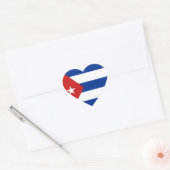 Cuba Flag Heart Sticker (Umschlag)