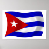 Cuba Flag Poster Print (Vorne)