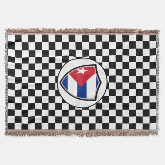 Cuba flag throw blanket decke (Vorderseite)