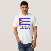 Cuba Flag & Word Light T-Shirt (Vorne ganz)