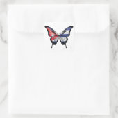 Cuba Frack Butterfly Flag Sticker (Tasche)