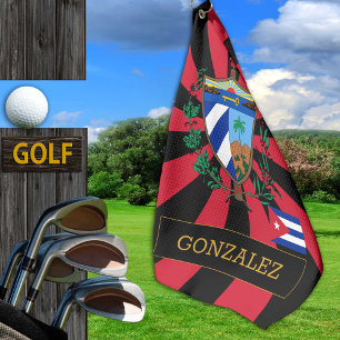 Cuba Golf & Premium Kuban Flag / Patriots Golfhandtuch