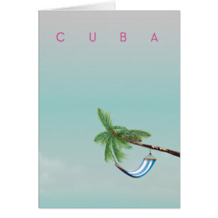 Cuba Hammock Vintager Urlaubstext.