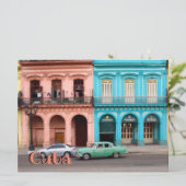 Cuba Havana Architektur und Auto (Stehend Vorderseite)