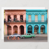 Cuba Havana Architektur und Auto (Vorne/Hinten)