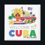 Cuba Havana Magnet<br><div class="desc">Sehen Sie in meinem Laden nach mehr Cuba-Artikeln.</div>