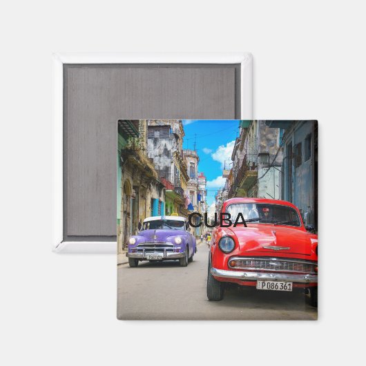 CUBA HAVANA MAGNET (Vorderseite/Rückseite)