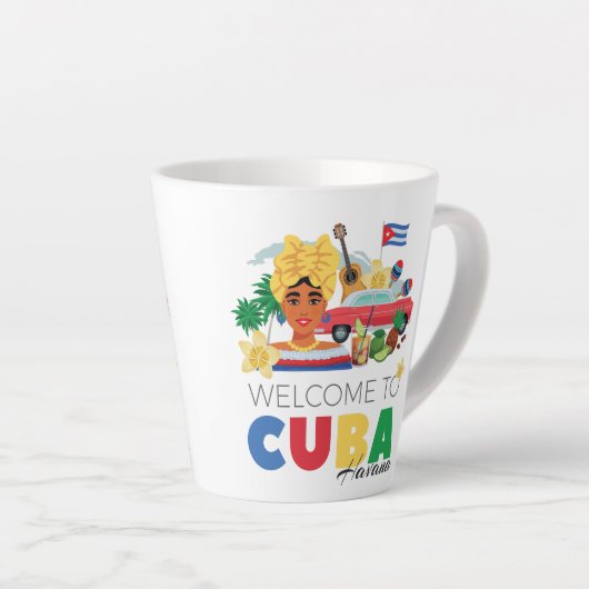 Cuba Havana Milchtasse (Rechte Ecke)