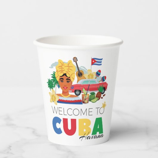 Cuba Havana Pappbecher (Vorderseite)