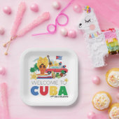 Cuba Havana Pappteller (Party)