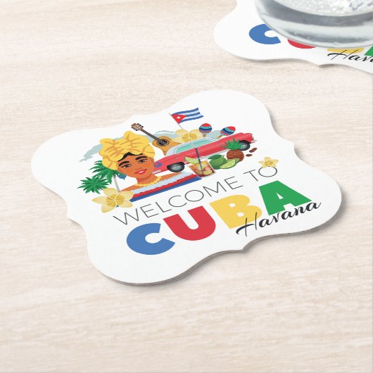 Cuba Havana Untersetzer (angewinkelt)