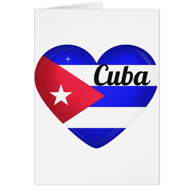 Cuba Heart Flag (Vorne)