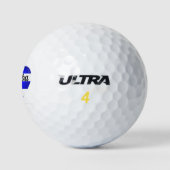 Cuba Heart Flag Golfball (Logo)
