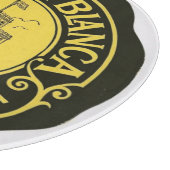 Cuba Hotel, bearbeiten Text Cutting Board Schneidebrett (Ecke)