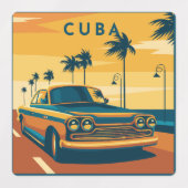 Cuba Illustration Etiketten (Design 1)