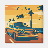 Cuba Illustration Magnet (Vorne)