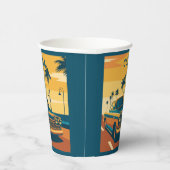 Cuba Illustration Pappbecher (Rechts)