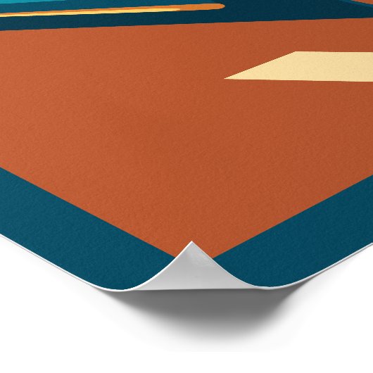 Cuba Illustration Poster (Ecke)