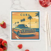 Cuba Illustration Serviette (Beispiel)