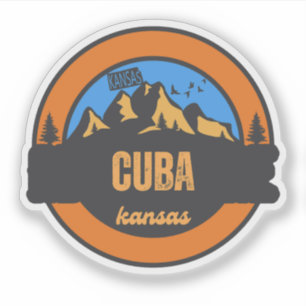 Cuba, Kansas Aufkleber