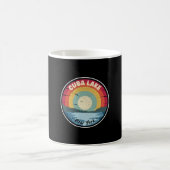 Cuba Lake New York farbenfrohe Szene Kaffeetasse (Mittel)