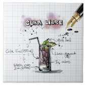 Cuba Libre Fliese (Vorderseite)