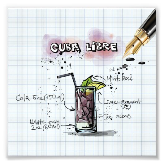 Cuba Libre Fotodruck (Vorne)