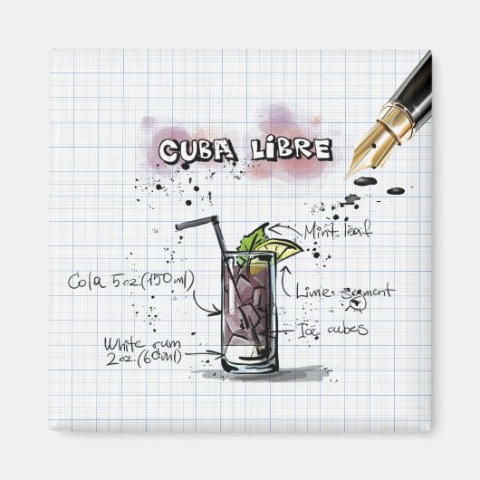 Cuba Libre Magnet (Vorne)