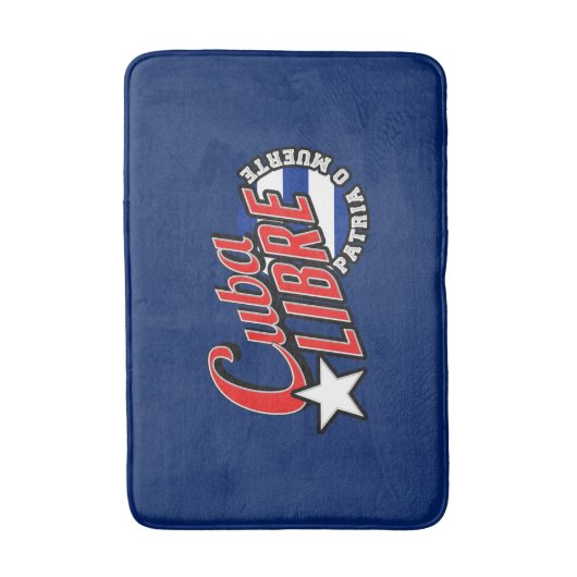 Cuba Libre Motto Badematte (Vorderseite Vertikal)