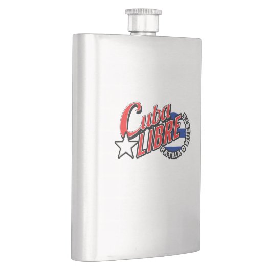 Cuba Libre Motto Flachmann (Rechts)