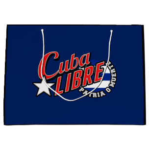 Cuba Libre Motto Große Geschenktüte