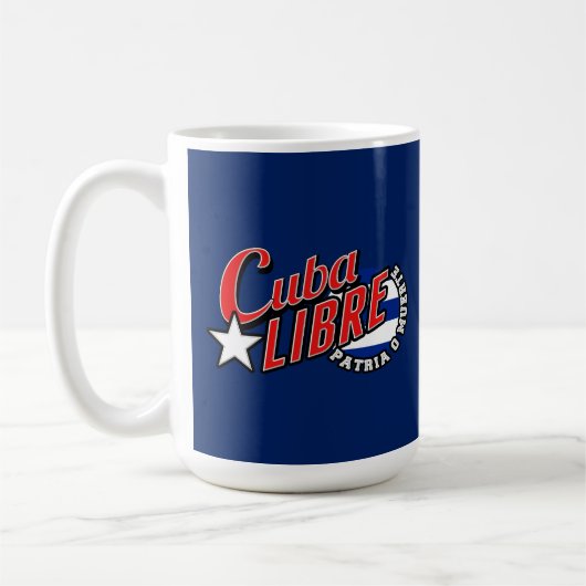 Cuba Libre Motto Kaffeetasse (Links)