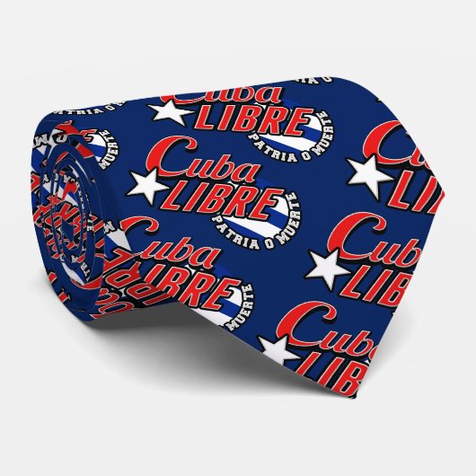 Cuba Libre Motto Krawatte (Gerollt)