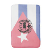 Cuba Libre Motto Laurels Badematte (Vorderseite Vertikal)