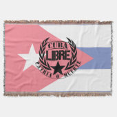 Cuba Libre Motto Laurels Decke (Vorderseite)
