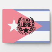 Cuba Libre Motto Laurels Fotoplatte (Vorderseite)