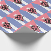 Cuba Libre Motto Laurels Geschenkpapier (Ecke)