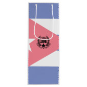 Cuba Libre Motto Laurels Geschenktüte Für Weinflaschen (Vorderseite)